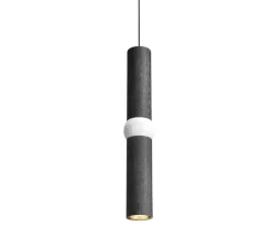 Suspension*Oblure Suspension, Lightbone M, , LED, Ø7,6cm, H53,6cm - noir