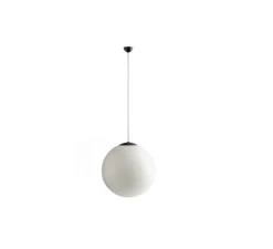 Suspension*Zangra Suspension, light.o.104, blanc & noir, IP40, Ø60cm, H10cm - blanc & noir