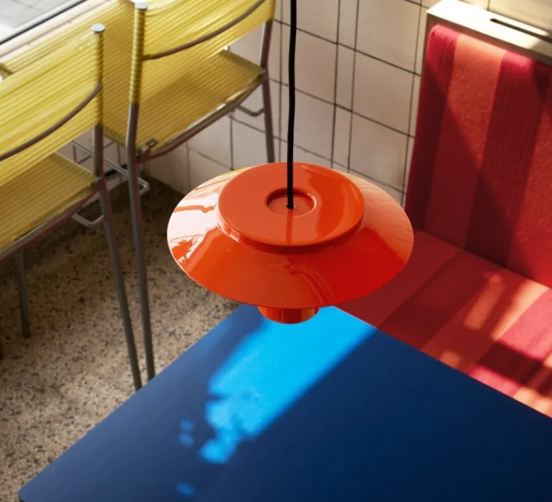 Suspension*Pholc Suspension, Lille 24, , Ø24cm, H12,6cm - rouge orangé