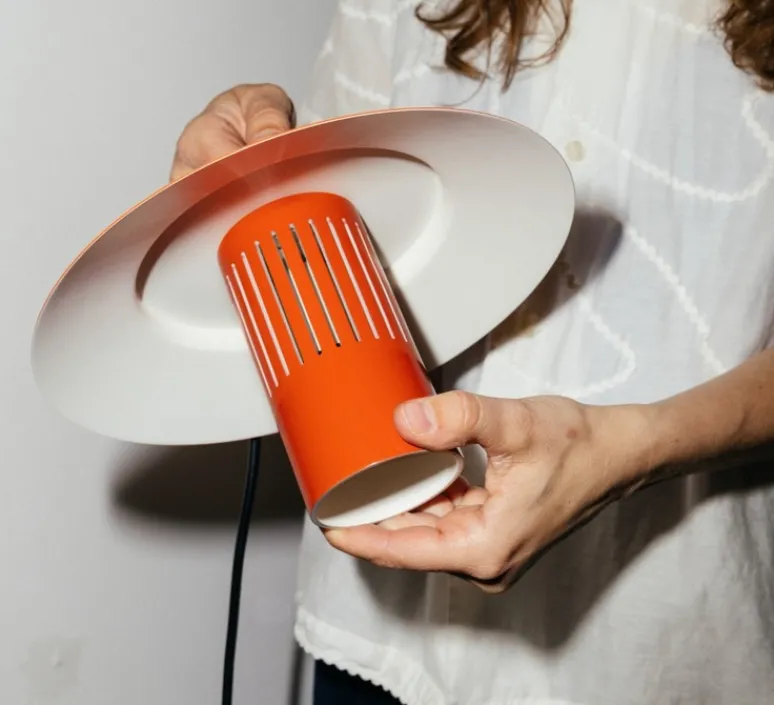 Suspension*Pholc Suspension, Lille 24, , Ø24cm, H12,6cm - rouge orangé