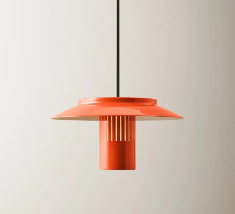 Suspension*Pholc Suspension, Lille 24, , Ø24cm, H12,6cm - rouge orangé