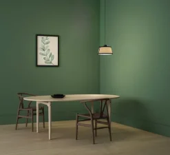 Suspension, Lilly, 558.23, noir texturé, tissu beige et maille noire, IP40, Ø32cm, H21cm - Tooy