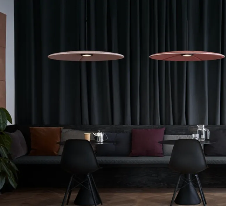 Suspension*Abstracta Suspension, Lily 90, , LED, 2700k, 900-1100lm, Ø90cm, H6,1cm - orange