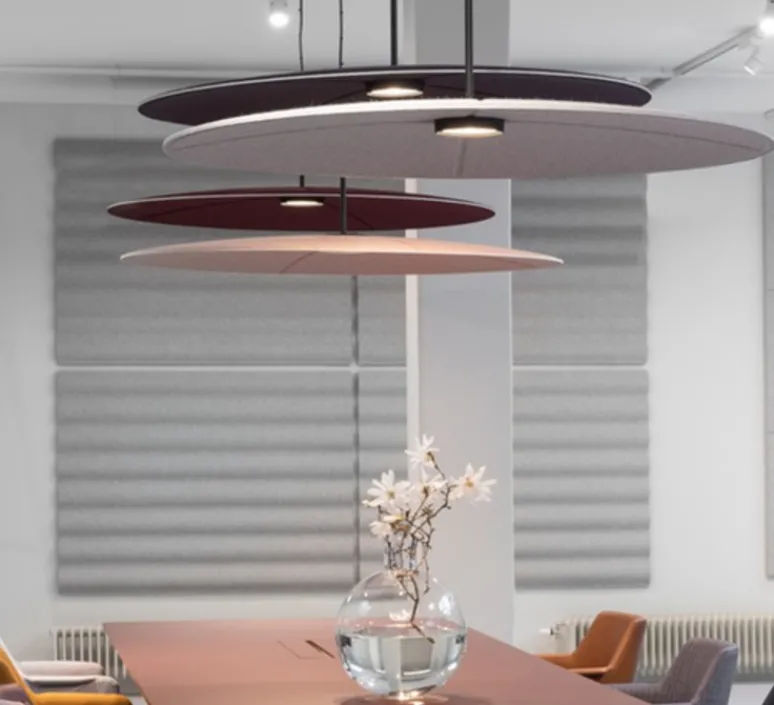 Suspension*Abstracta Suspension, Lily 120, , LED, 2700k, 900-1100lm, Ø120cm, H6,1cm - orange