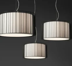 Suspension*Faro Suspension, LINDA, , Ø50cm, H137cm - noir