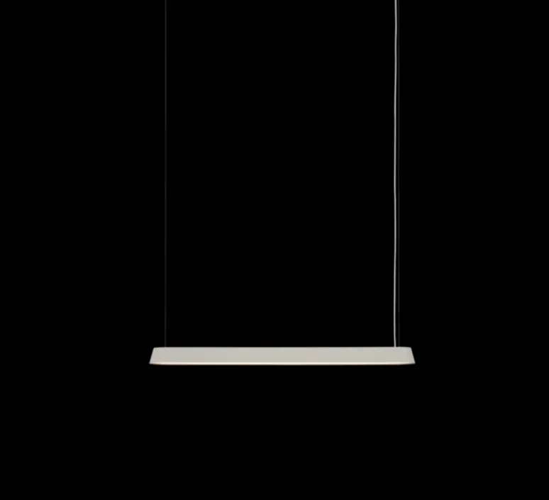 Suspension*Muuto Suspension, Linear, , LED, 3000K, 1060lm, L87,2cm, H5,4cm - gris
