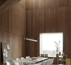 Suspension*Muuto Suspension, Linear, , LED, 3000K, 1060lm, L87,2cm, H5,4cm - noir