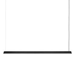 Suspension*Muuto Suspension, Linear, , LED, 3000K, 1880lm, L169,2cm, H5,4cm - noir