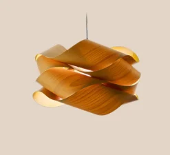 Suspension, Link Large, hêtre naturel, Ø69cm, H40cm - LZF