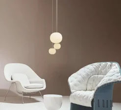 Suspension, Lita, blanc, Ø30cm, H30cm , E27 - LUCEPLAN