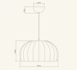 Suspension*Lobo Atelier Suspension, Lluvi, , Ø42,5cm, H23,2cm - blanc pur