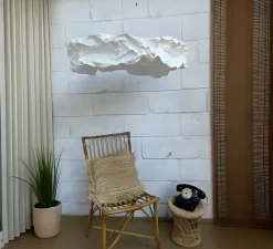 Suspension*And Creation Suspension, Léonie, , Ø75cm, H20cm - blanc