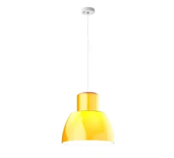 Suspension*Nemo Lighting Suspension, Lorosae, réédition d'Alavaro Siza, , Ø40cm, H39cm - jaune sorrento