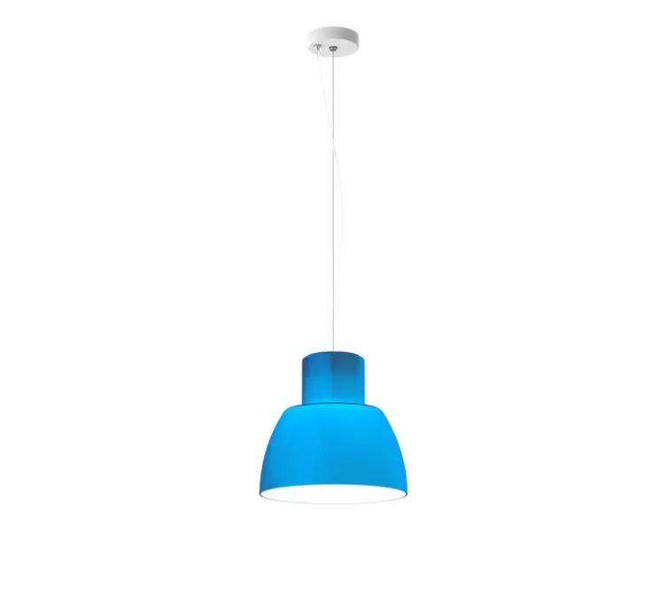 Suspension, Lorosae, réédition d'Alavaro Siza, bleu océan, Ø30cm, H29cm - Nemo Lighting