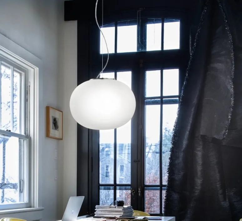 Suspension*Vistosi Suspension, Lucciola SP G, , Ø48cm, H36cm - blanc