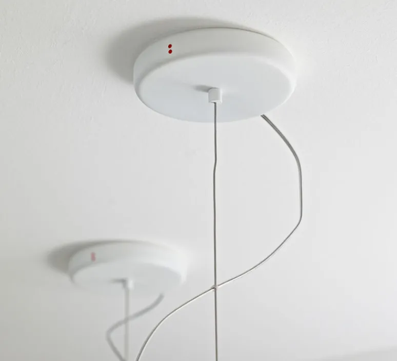 Suspension*Fabbian Suspension, Lumi_Baka, , E27, Ø33cm, H38cm - blanc