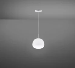 Suspension*Fabbian suspension, LUMI, , Ø20cm, H17cm - blanc