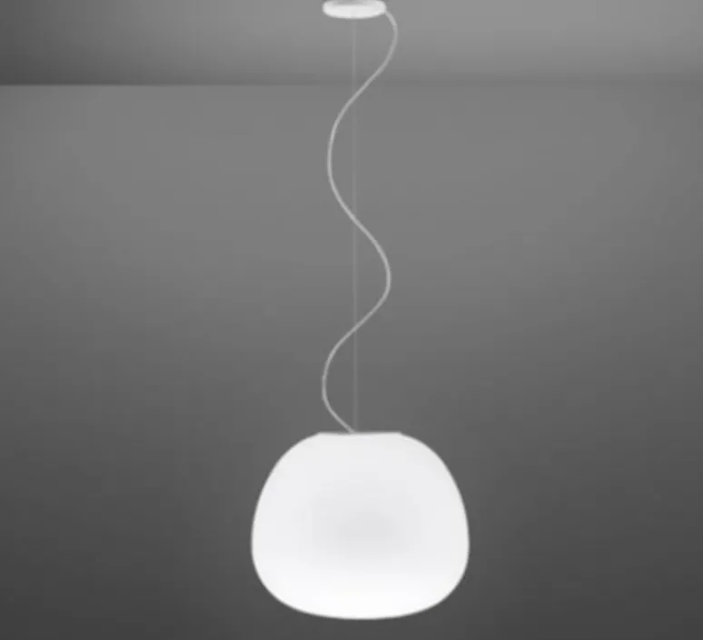 Suspension*Fabbian Suspension, Lumi Mochi F07, , LED, dim, 3000K, lm, Ø45cm, H38cm - blanc