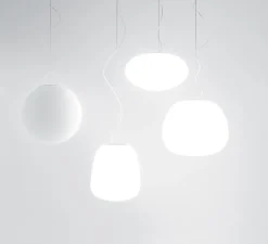 Suspension, Lumi_Poga, blanc, 3000K, Ø42cm, H22cm - FABBIAN