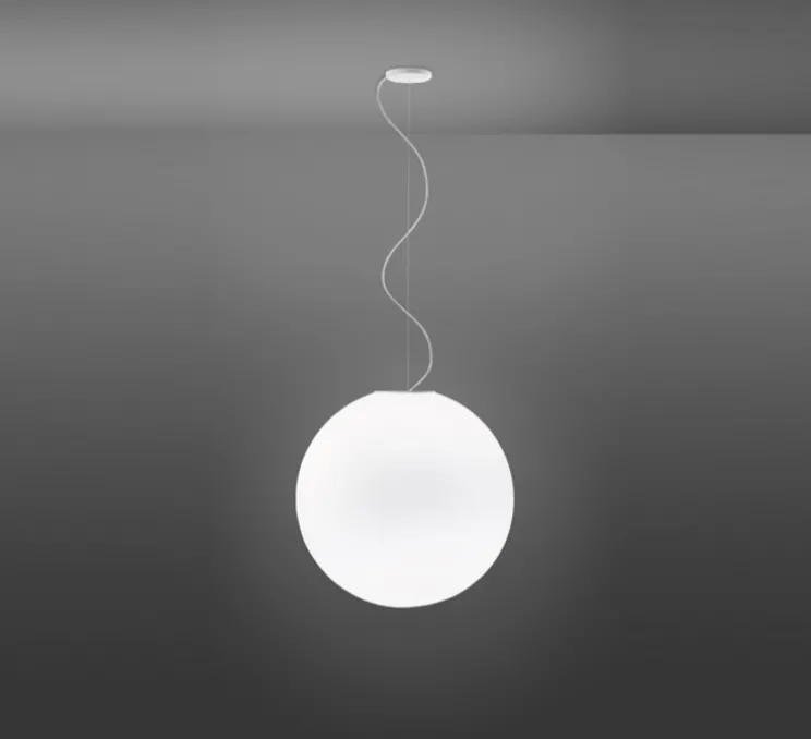 Suspension, Lumi Sfera, blanc, Ø60cm, H59cm - Fabbian