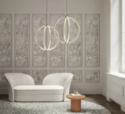 Suspension, Luminora Light 63, Verre transparent, LED, dim, 2790K, 2790 lm, Ø63cm, H68cm - Moooi