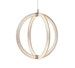 Suspension, Luminora Light 45, Verre transparent, LED, dim, 2810K, 1760 lm, Ø49cm, H52cm - Moooi