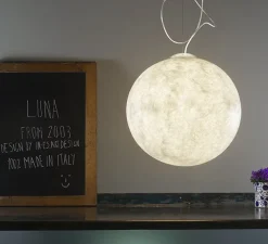Suspension*In-es.artdesign Suspension, Luna 3, , ø70cm, H70cm - blanc