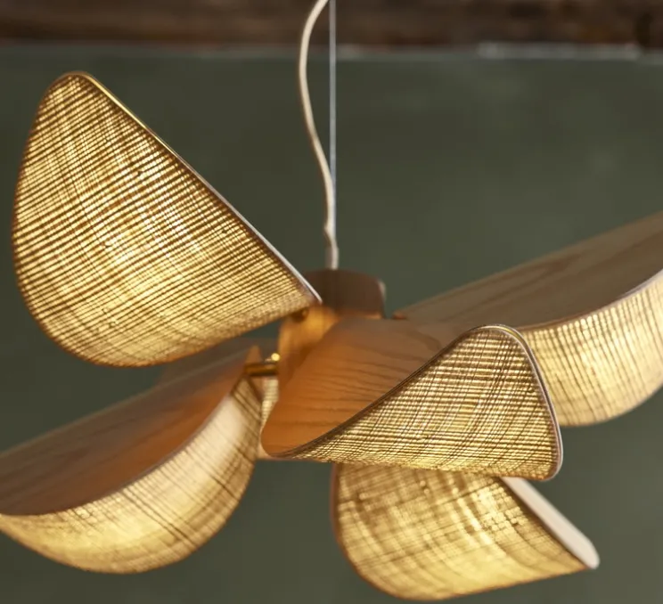 Suspension, Lys M, naturel, Ø60cm, H25cm - Forestier