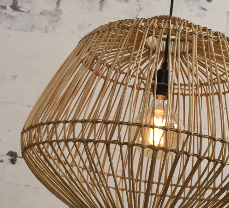 Suspension*Good&Mojo Suspension, Madagascar, , Ø50cm, H50cm - rotin naturel