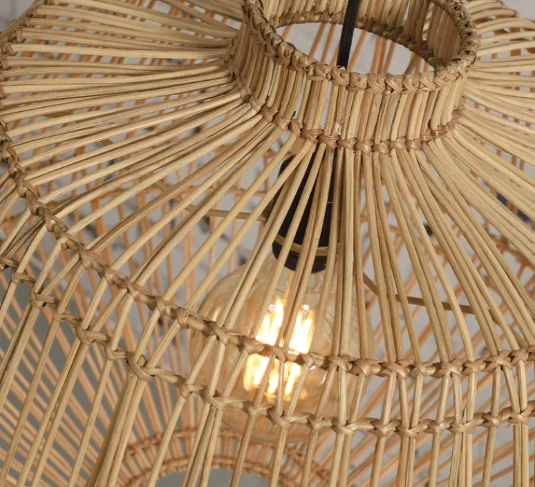 Suspension*Good&Mojo Suspension, Madagascar, , Ø50cm, H50cm - rotin naturel