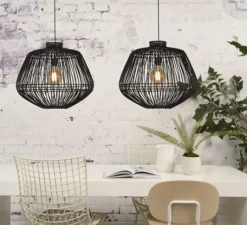 Suspension*Good&Mojo Suspension, Madagascar, , Ø50cm, H50cm - rotin noir