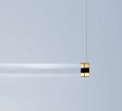 Suspension, Magia, or poli, LED, dim, 3000K, 1312 lm, L140cm, H5,7cm - Davide Groppi
