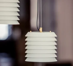 Suspension*Santa & Cole Suspension, Maija 15, , LED, dim, 2700K, 289 lm, Ø15cm, H14cm - blanc mat