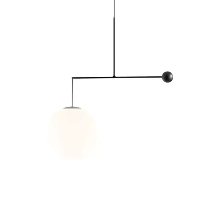 Suspension*Luceplan Suspension, Malamata B01S22, , abat-jour Ø22cm, L106cm, H86cm - noir mat