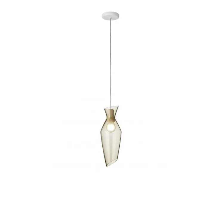 Suspension, Malvasia, ambre, LED, Ø15cm, H41,5cm - Fabbian