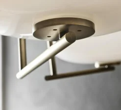 Suspension, Mami, horizontale, bronze brossé, LED, dim, 2700K, lm, L148cm, H48cm - Penta