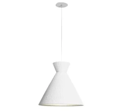 Suspension, Mandarina, Ruban blanc, Ø43cm, H48cm - Carpyen
