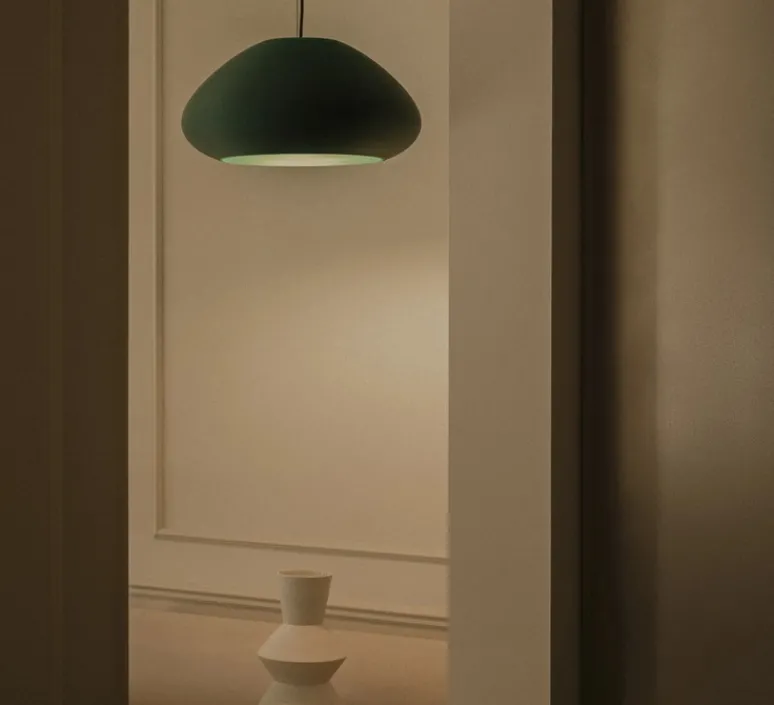 Suspension*Faro Suspension, Mar H260, , Ø46,1cm, H26cm - vert émeraude