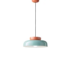 Suspension*Ferroluce Suspension, Maracana C2745, , Ø37cm, H15cm - bleu, orange