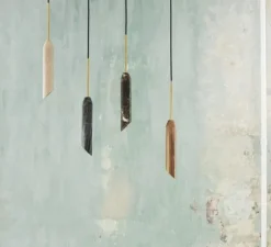 Suspension, Marble Art, Dorée, Ø5cm, H55cm - Design by us