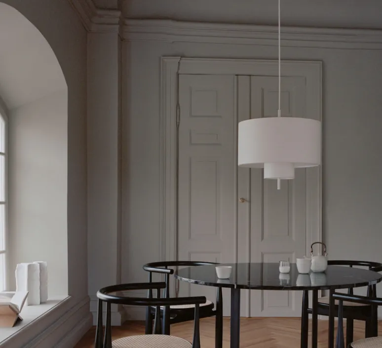 Suspension*New Works Suspension, Margin, , Ø48cm, H34cm - blanc