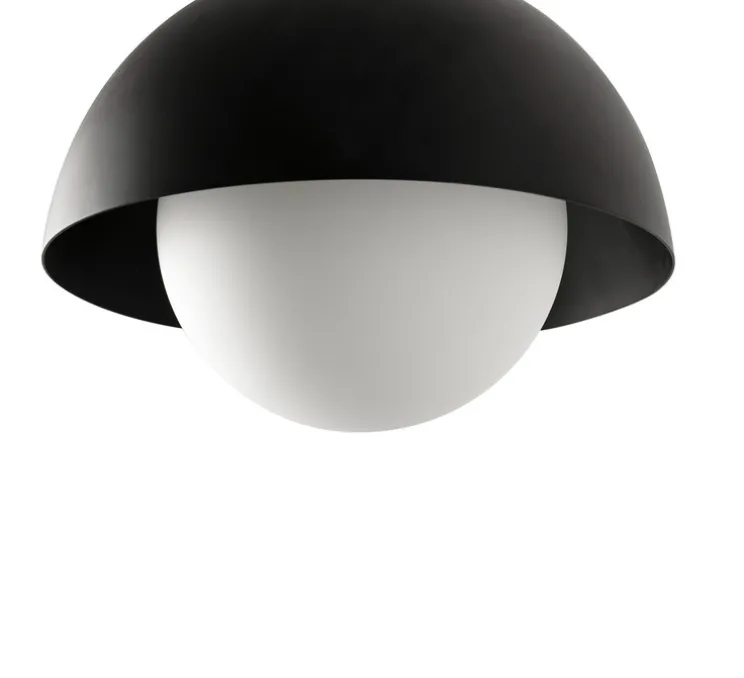 Suspension, Marisol, noir, LED, 2700K, 887 lm, Ø30cm, H22,7cm - Faro