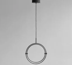 Suspension*101 Copenhagen Suspension, Maru Big, , LED, dim, 2400K, lm, L41cm, H51cm - noir brûlé