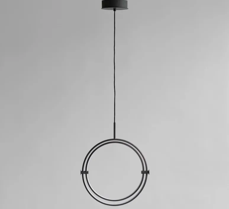 Suspension*101 Copenhagen Suspension, Maru Big, , LED, dim, 2400K, lm, L41cm, H51cm - noir brûlé