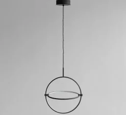 Suspension*101 Copenhagen Suspension, Maru Big, , LED, dim, 2400K, lm, L41cm, H51cm - noir brûlé