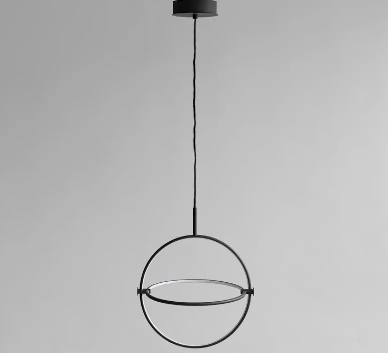 Suspension*101 Copenhagen Suspension, Maru Big, , LED, dim, 2400K, lm, L41cm, H51cm - noir brûlé