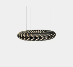Suspension*David Trubridge Suspension, Maru, large, version en kit, , Ø140cm, H25cm - bambou naturel / noir