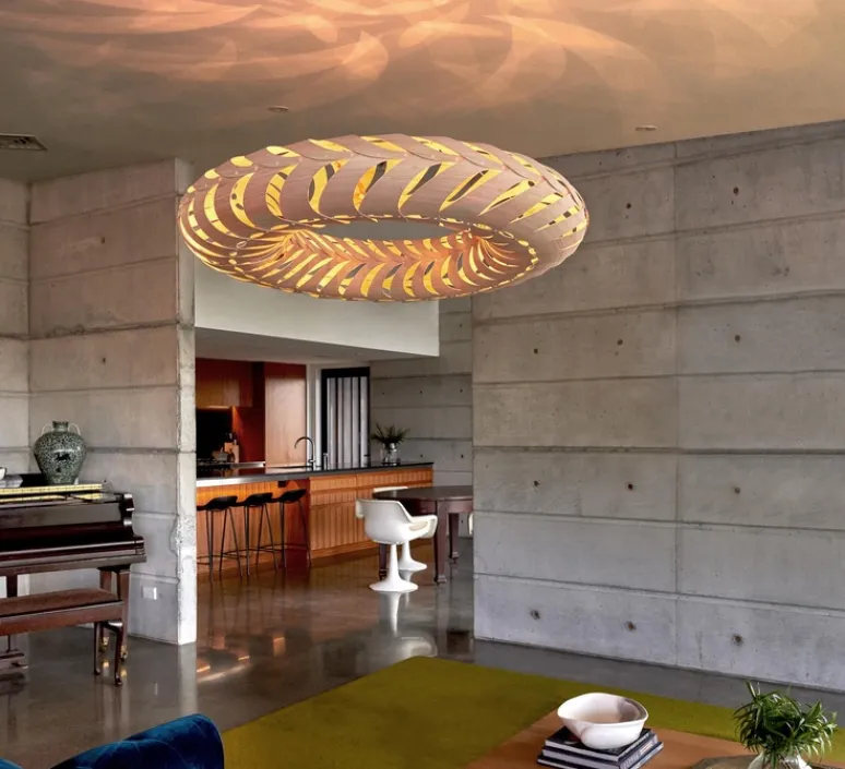 Suspension*David Trubridge Suspension, Maru, small, version en kit, , Ø110cm, H20cm - bambou naturel