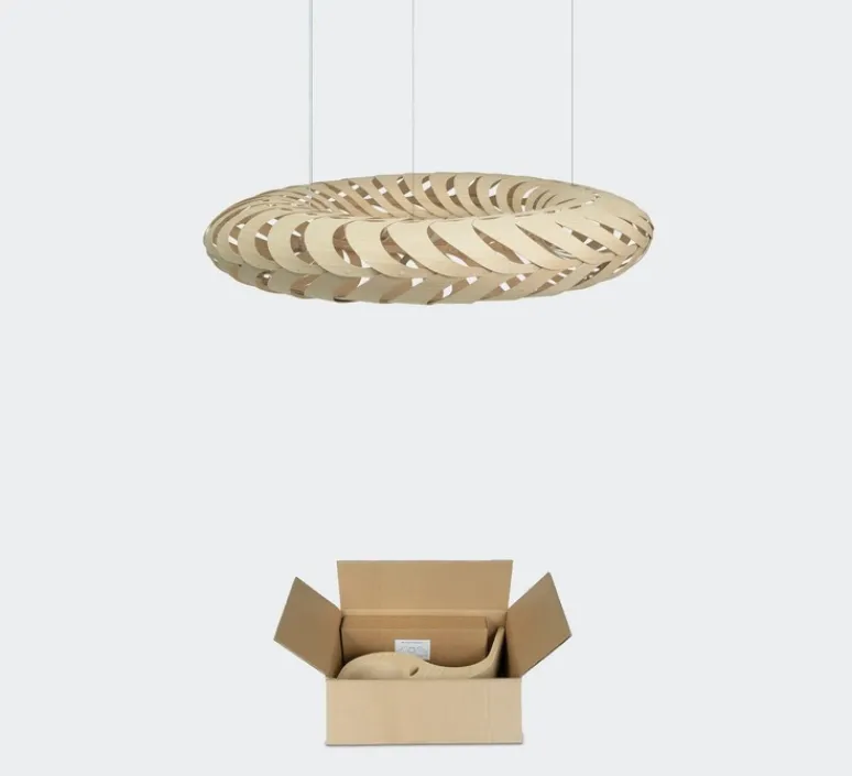 Suspension*David Trubridge Suspension, Maru, small, version en kit, , Ø110cm, H20cm - bambou naturel
