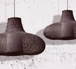 Suspension*Ay Illuminate Suspension, May L, , Ø95cm, H56cm - marron